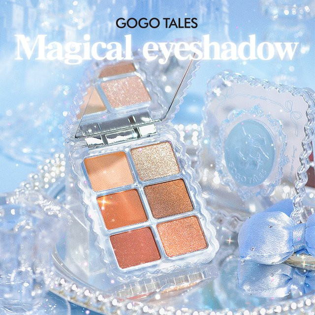 Gogotales Gemstone 6 Color Eye Shadow, Matt, Puder - Bild 1
