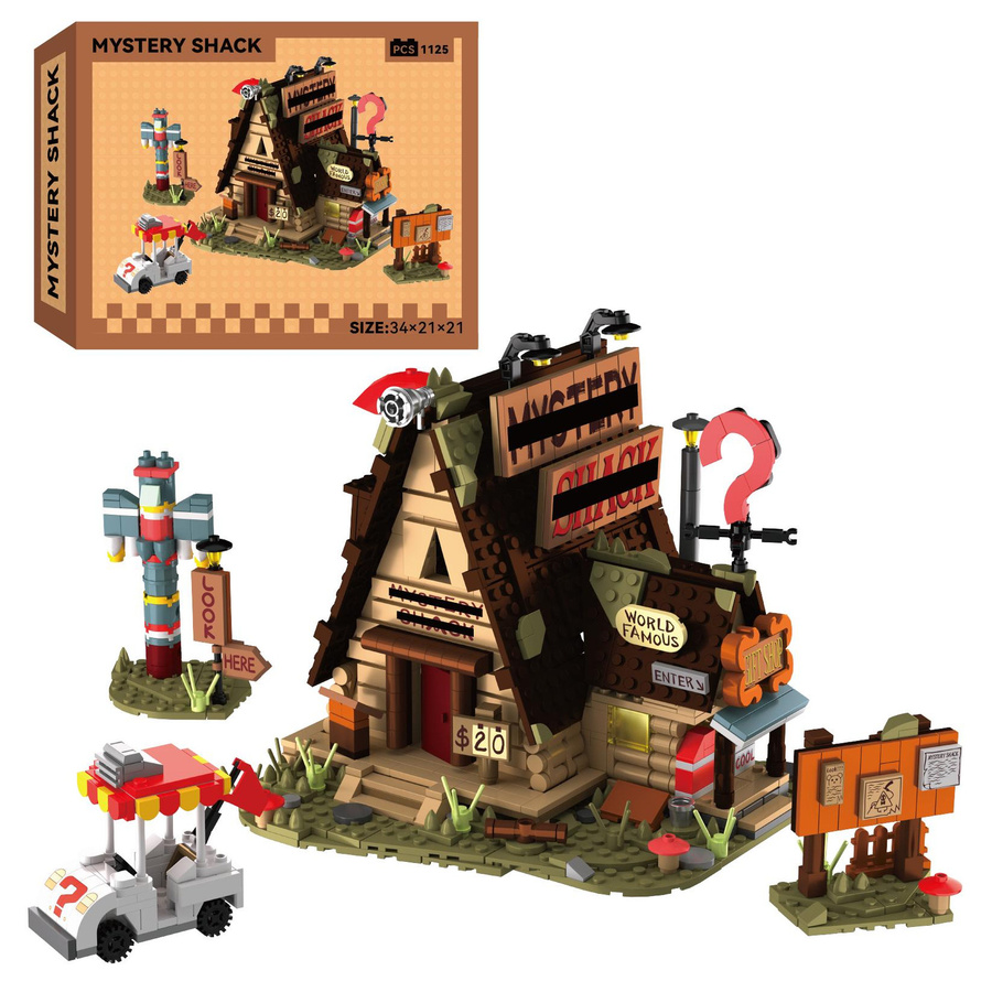 Linyi toy Haus Gebäude Block Set, 1125-teiliges Set, 3-6 Jahre - Bild 3