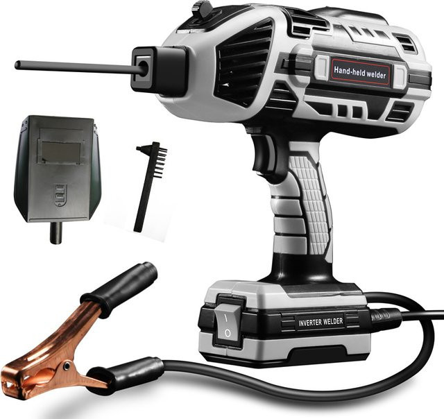 Lpnove Handheld Inverter ARC Schweißgerät 4600W mit Schweißmaske, Tragbare Elektrische Schweißmaschine für DIY und Lötarbeiten, Grau - Bild 1