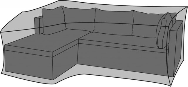 LEX Schutzhülle Deluxe für Corner Sofa, Farbe: Grau, B/T/H: 240 x 200 x 85 cm, mit PE Beschichtung - Bild 1