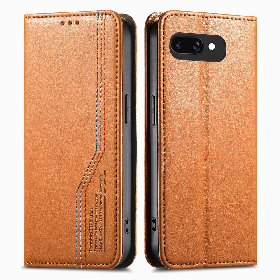 Solt Leder-Handyhülle mit magnetischem Brieftaschen-Kartenfach und Armbandhalter für Google Pixel 9, 10 Pro XL, 8A und 7A in Schwarz - Bild 7