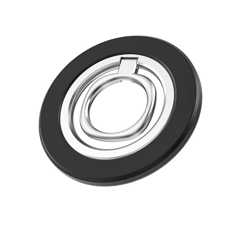 WSSHE Magnetischer Fingerringhalter für MagSafe-Smartphones in Schwarz, Handyständer und Griffhalterung für iOS-Geräte - Bild 4
