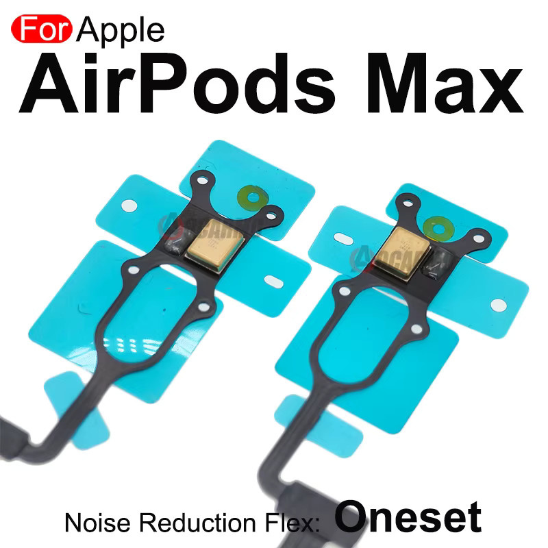 Aocarmo Ersatzteil Set für AirPods Max mit Geräuschunterdrückungsmikrofon, Mikrofon-Sensor und L+R-Flexkabel zur Reparatur - Bild 2