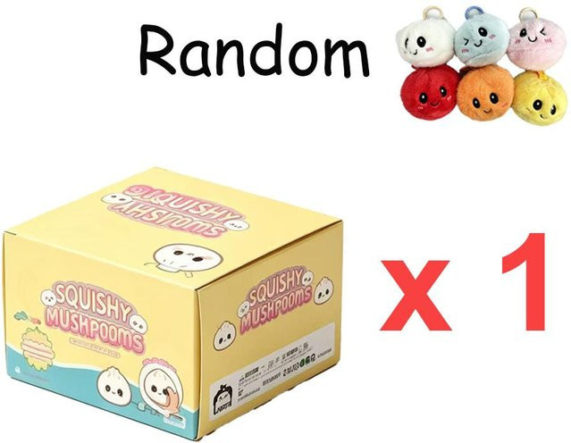 BC Pet Supplies Kawaii Gedämpftes Brötchen Plüsch Schlüsselanhänger, ab 14 Jahren - Bild 1