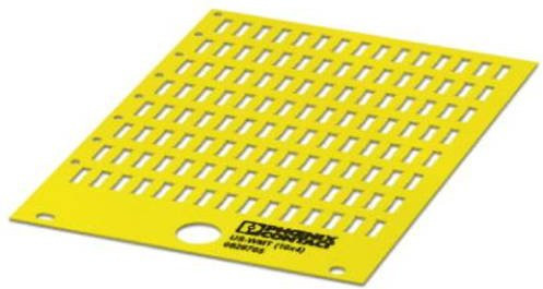 Phoenix Contact 0828952 US-WMT (10X4) YE Einzeladerkennzeichner Gelb mit Beschriftungsfläche 10 x 4 mm - Bild 1