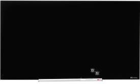Nobo Diamond Glastafel, magnethaftend, schwarz, Breite: 126 cm, Höhe: 71 cm - Bild 1