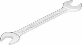 Hazet Doppel-Maulschlüssel 450NA-25/32X7/8VKH mit Außen-Sechskant Profil 25/32 x 7/8 in Silber - Bild 1