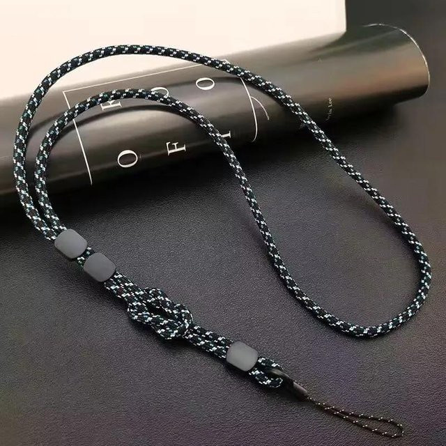 2 Stück DYM Lanyard Handgelenkband für dein Handy und Smartphone in Schwarz - Bild 1
