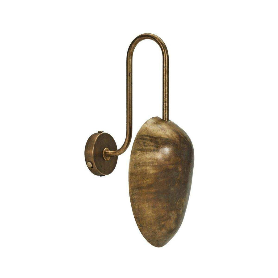 House Doctor Wandleuchte Swan in Bronze aus Messing - Bild 1