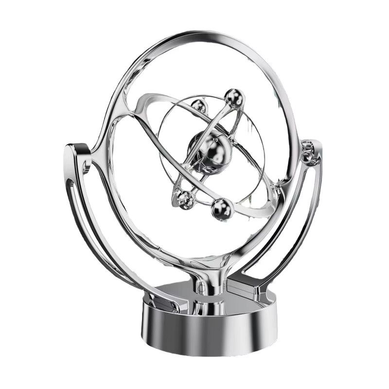 Otmagelu Elektronisches Perpetuum Motion-Modell Desktop-Dekoration Rotierender Magnetischer Swinger Himmlisches Newton-Pendel in Pflaume - Bild 2