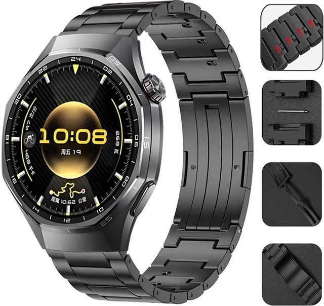 Uhrenarmband Titan, Edelstahl, Unisex - Bild 1
