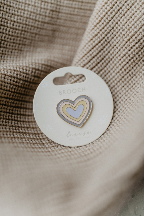Leevje Brosche Rainbow Heart, Unisex - Bild 2