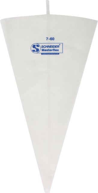 Schneider Spritzbeutel aus Kunststoff, weiß, Länge: 60 cm - Bild 1