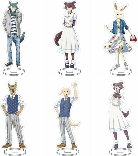 Beastars Anime Acryl Stand Modell Dekorationsfigur für Schreibtisch und Display - Bild 1