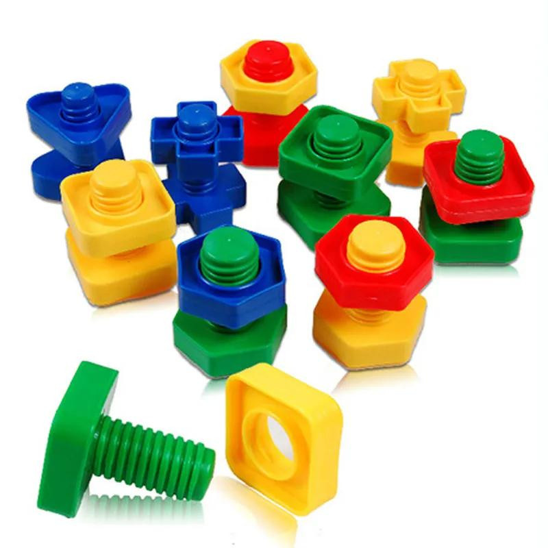 Fashnics Schraubmutter Bausteine Lernspielzeug 5-teiliges Set ab 24 Monaten - Bild 2