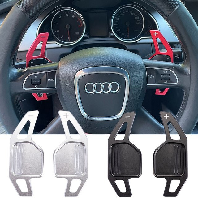 Aluminium Paddle Shifter Verlängerung für Audi A3 A4 A5 A6 A8 Q5 R8 S3 S6 TTS DSG Automatik - Bild 1