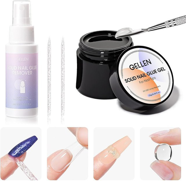GELLEN Nagelentferner Klebegel-Set - Bild 1