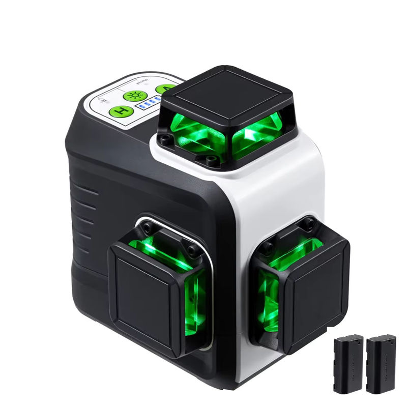 FIRECORE 360 Laser Level G50 mit 12 Linien, 3D Selbstnivellierend, Grünes Laser-Nivelliergerät, Schwarz-Grün, inklusive 2 Stück 5200 mAh Li-Ionen-Akkus - Bild 7