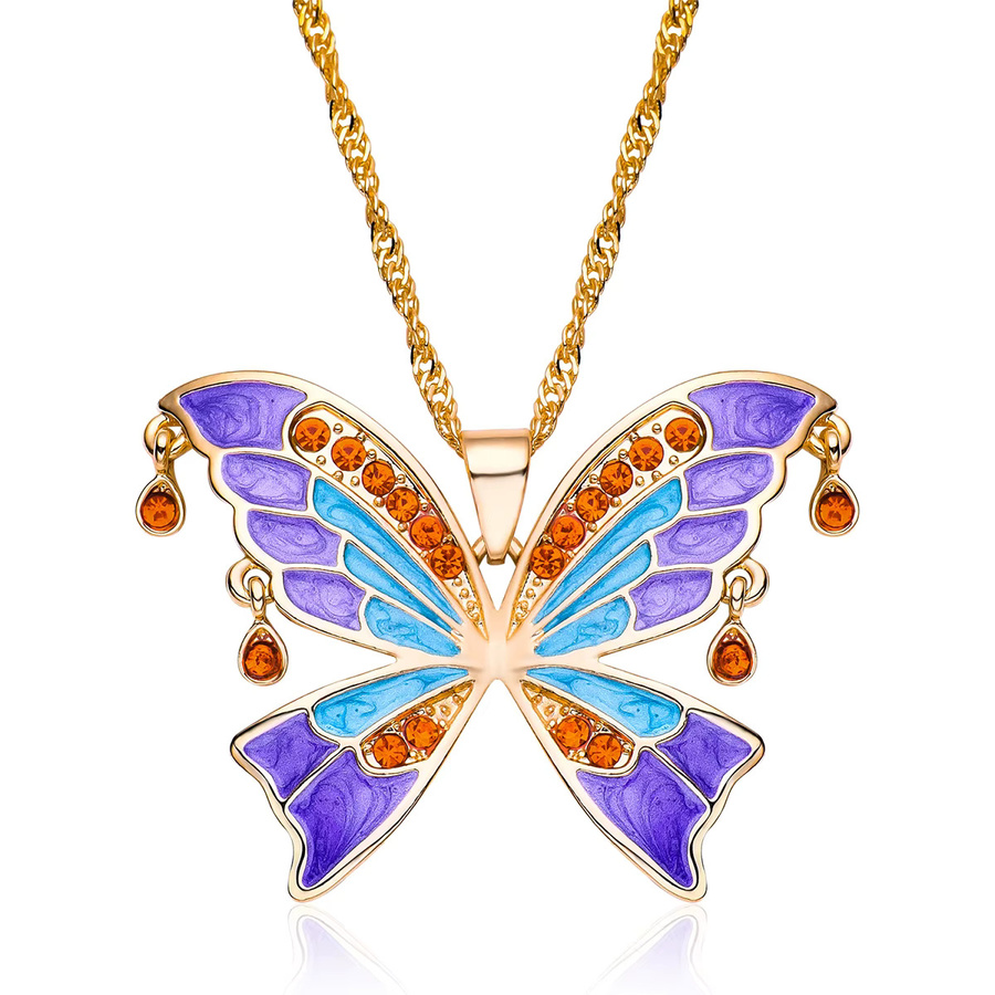 Medsor Halskette Schmetterling, Zirkonia, Damen - Bild 2