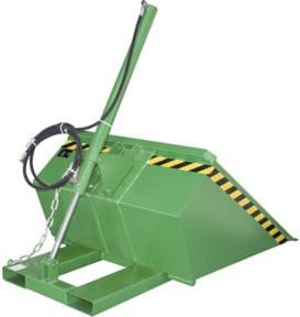 Bauer Südlohn hydraulische Staplerschaufel DGS 500 aus Stahl, Resedagrün, B/T/H: 105,0 x 161,0 x 137,0 cm - Bild 1