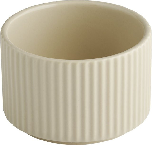 APS Schale THE GRID aus Porzellan, beige, 6er Pack, 200 ml, Durchmesser: 9 cm, Höhe: 6 cm - Bild 1