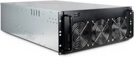Inter-Tech 4W2 Mining-Rack Server-Gehäuse in Schwarz und Silber - Bild 1