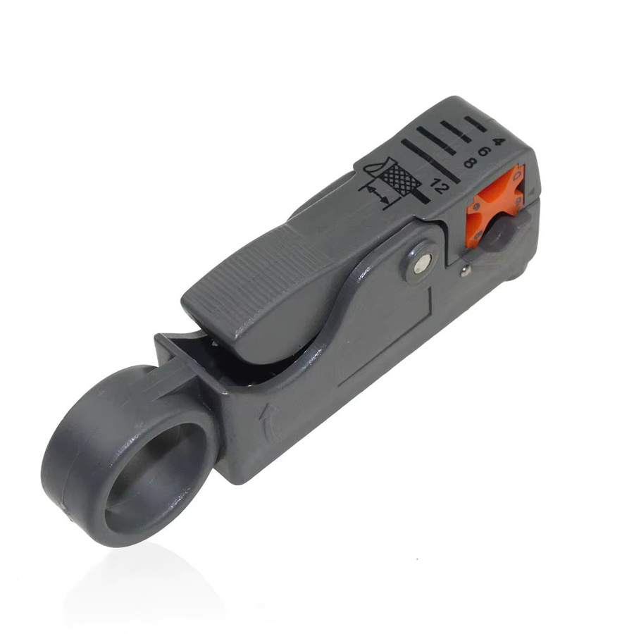 Lsmake Koaxialkabel Crimper Set mit 20 Kompressionssteckern für RG59 und RG6 in Schwarz - Bild 3