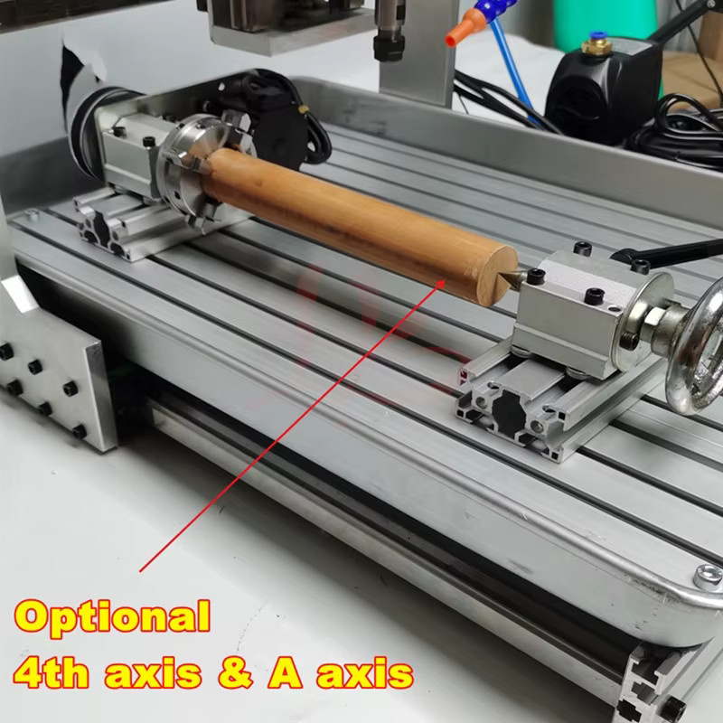 LYFS 5080 8050 CNC-Fräser Gravurmaschine für Holz und Metall mit Wassertank in Silber - Bild 3