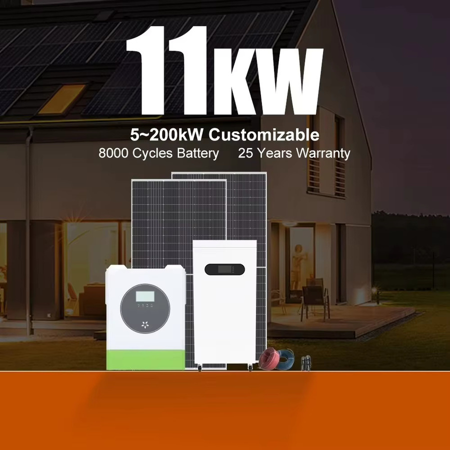 Bluesun Solarenergiespeichersystem Hybrid-Off-PV-System Photovoltaikanlage Kit für Zuhause in Weiß - Bild 2