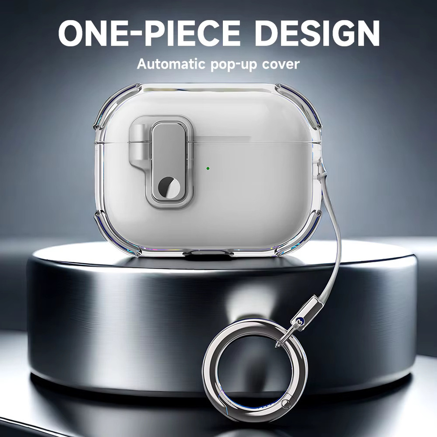 Transparente Schutzhülle aus weichem TPU mit automatischer Pop-up-Funktion für Apple AirPods 4, AirPods Pro 3, 2 und 1 - Bild 3