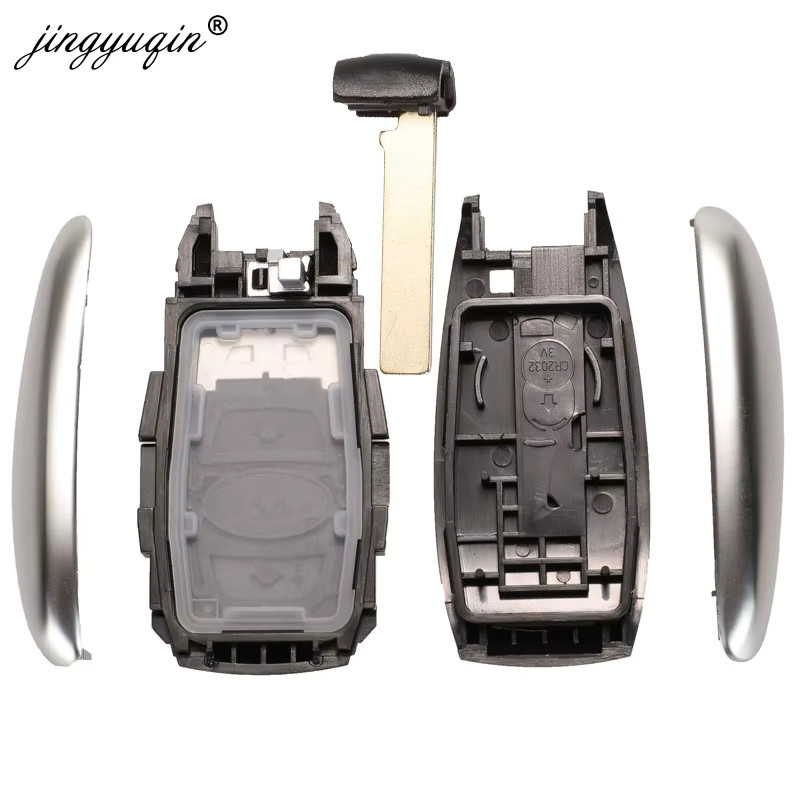 Jingyuqin Smart Autoschlüssel-Gehäuse mit 3/4-Tasten Fernbedienung als Ersatz für Subaru BRZ Legacy Impreza Forester WRX Outback XV Crosstrek - Bild 3