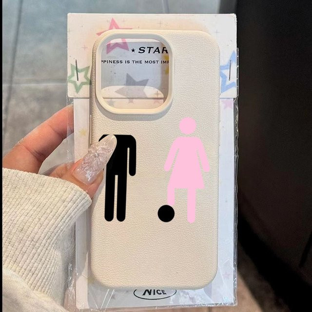 Apple iPhone Handyhülle aus weichem Silikon mit kreativem Design für Jungen und Mädchen in Rot - Bild 1