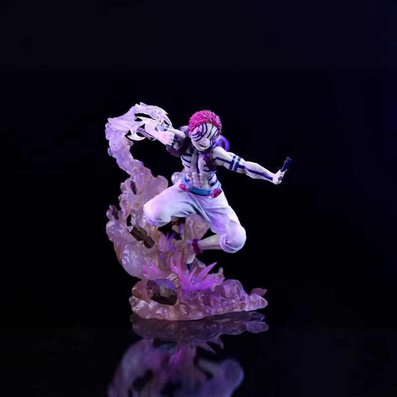 Bandai Akaza Anime Figur aus Dämon Slayer, mehrfarbige PVC Actionfigur für Sammler, Höhe: 18 cm - Bild 2