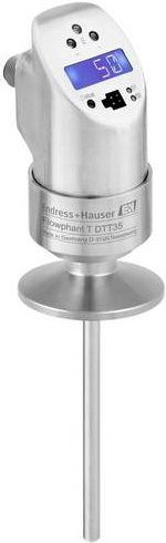 Endress+Hauser DTT35-A1C111LL2AAB Durchflusswandler mit Messbereich 0,0 - 3,0 m/s und Betriebsspannung 18 - 30 V/DC in Silber - Bild 1