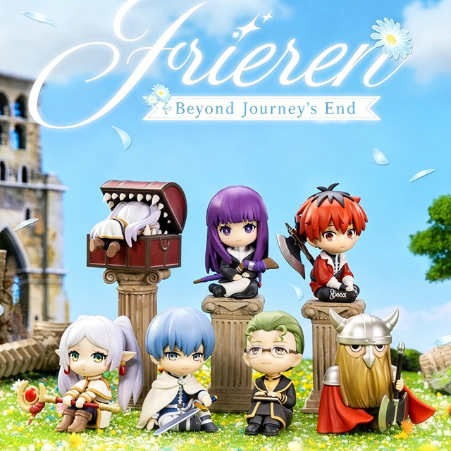 Bandai Frieren: Beyond Journey's End Figurenset, 6-teiliges Set, Actionfigur - Bild 1