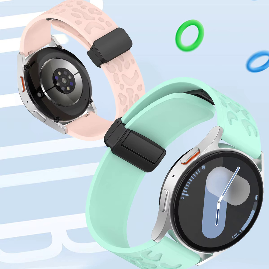 CAOWTAN Uhrenarmband Silikon, magnetisch, Unisex - Bild 3