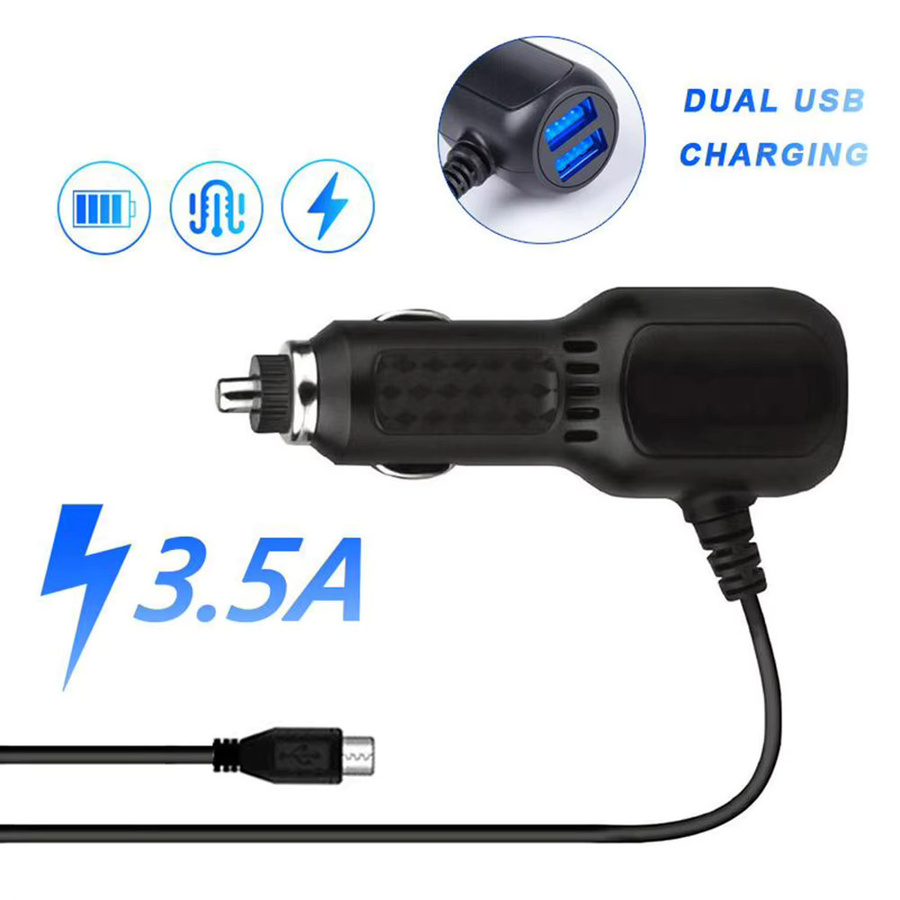 HP Micro-USB Ladekabel für Dash Cam und GPS in Schwarz - Bild 5