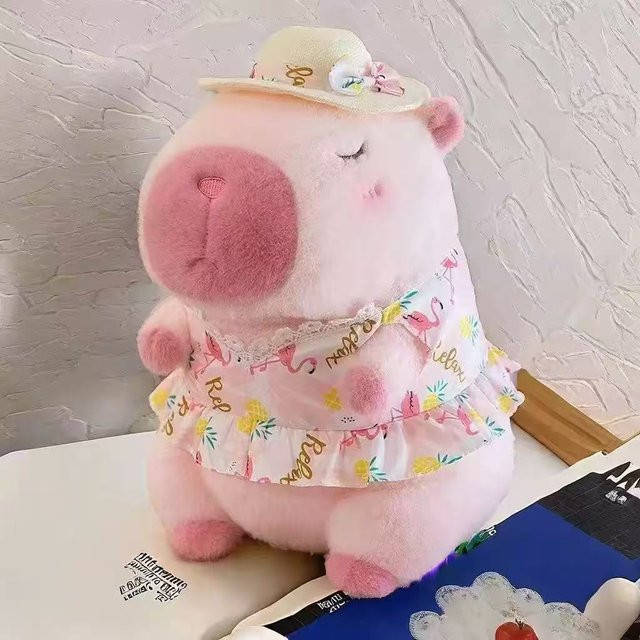 Yiran Health & Beauty Capybara Plüschtier, Gelb, 23cm - Bild 1