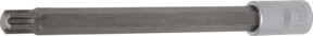 BGS Bit-Einsatz mit Keil-Profil für RIBE M14, Länge: 200 mm, Antrieb Innenvierkant: 12,5 mm (1/2"), Farbe: Grau - Bild 1