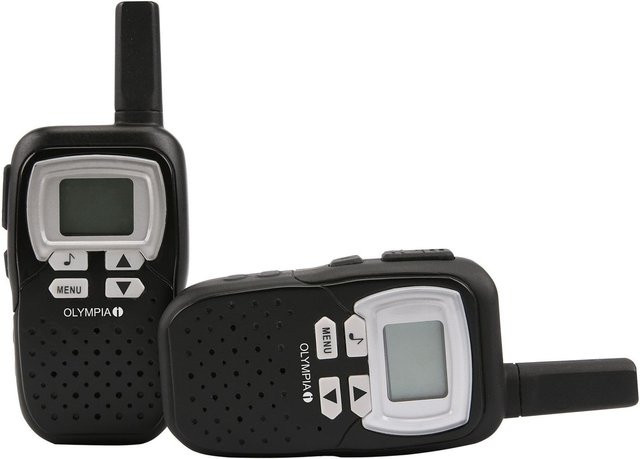 Olympia PMR 1208 Walkie-Talkie Set in Schwarz, 2er Set - Bild 1
