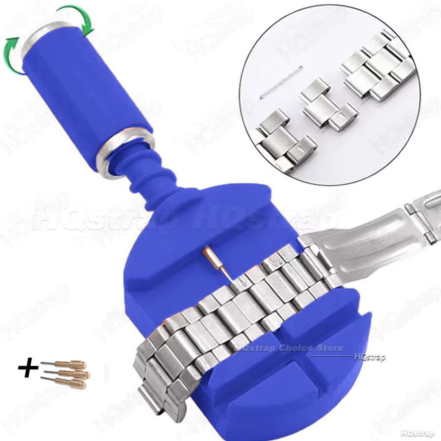 HQstrap Uhren Reparatur Werkzeug Set, Edelstahl, Silber, Unisex - Bild 2