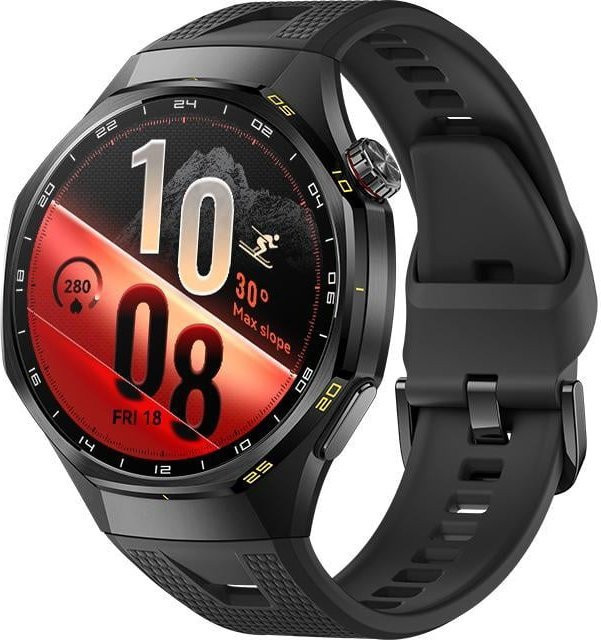Huawei WATCH GT 7 Pro Smartwatch in Schwarz mit Titanlegierung-Gehäuse und Fluorelastomer-Armband - Bild 1