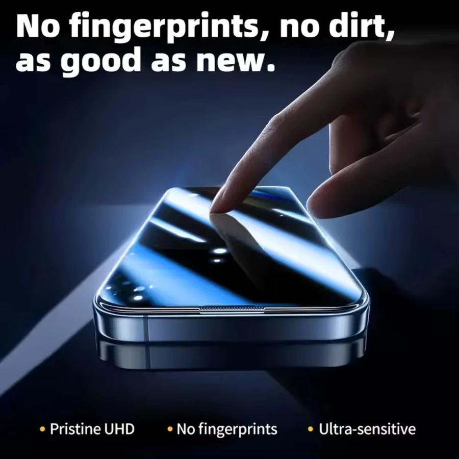 NNBILI 5 Stück Privacy Displayschutzfolie aus 9H gehärtetem Glas für iPhone 14/15/16/17 Serien, Anti-Spion, transparent - Bild 2