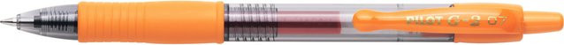 PILOT Gelschreiber G2-7 in Orange mit gelbem Gel - Bild 1