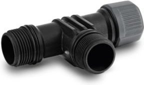 Kärcher 2-Wege-Anschluss-Adapter für Pumpen, G1, Schwarz - Bild 1