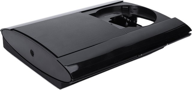 Sony PlayStation PS3 Super Slim 4K 4000 Komplettes Gehäuse mit Frontplatte und Schrauben in Schwarz - Bild 1