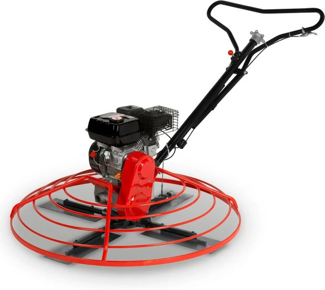 Eberth Flügelglätter Benzin mit 6,5 PS 4-Takt Motor in Rot, Durchmesser: 118 cm - Bild 1