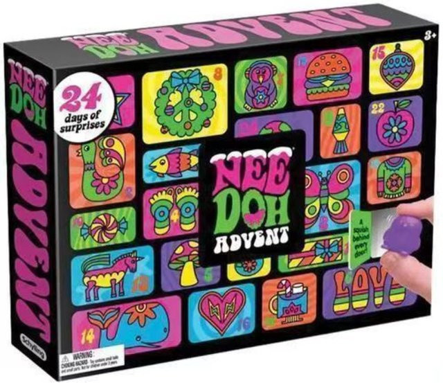 Needoh Adventskalender 2026 Ned Advent Feiertags-Quetschspielzeug Höhlen-Blindbox - Bild 1