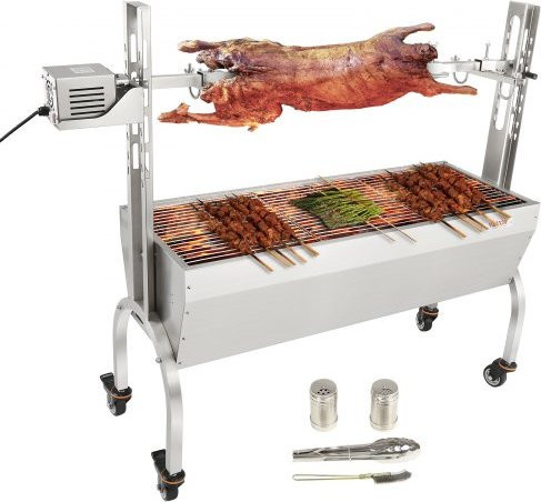 VEVOR Grillspieß Rotisserie für BBQ mit 50W Motor und 40,8kg Tragkraft zum Rösten von Schwein, Lamm oder Huhn - Bild 1
