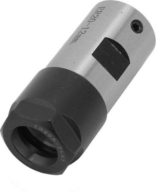 Fishine Spannzangenfutter C25 ER20 50L Spannzangenhalter für Spindelmotorwellen in Silber und Schwarz (12 mm) - Bild 1
